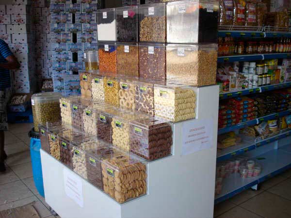 Pote quadrado de acrílico